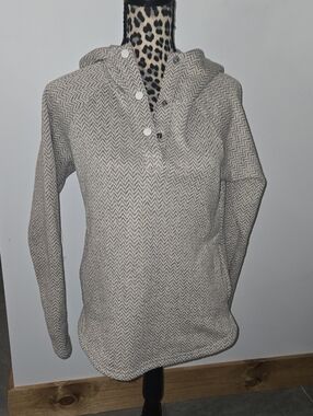 Colombia Cozy Chevron Hooded Pullover